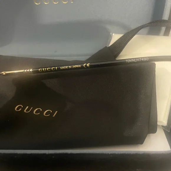 GUCCI MEN'S EYEWEAR GG0610SK 001 GOLD GREY SQUARE SUNGLASSES - Picture 11 of 11